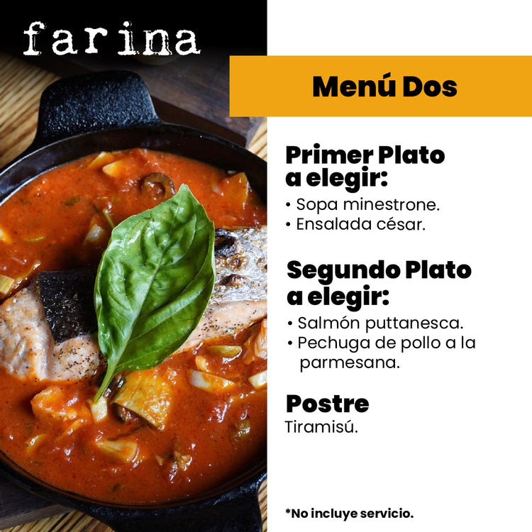 Farina Menú 2