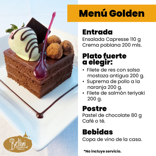 Menú Golden